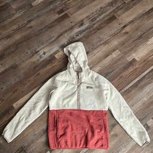 L.L. Bean quarter button hoodie